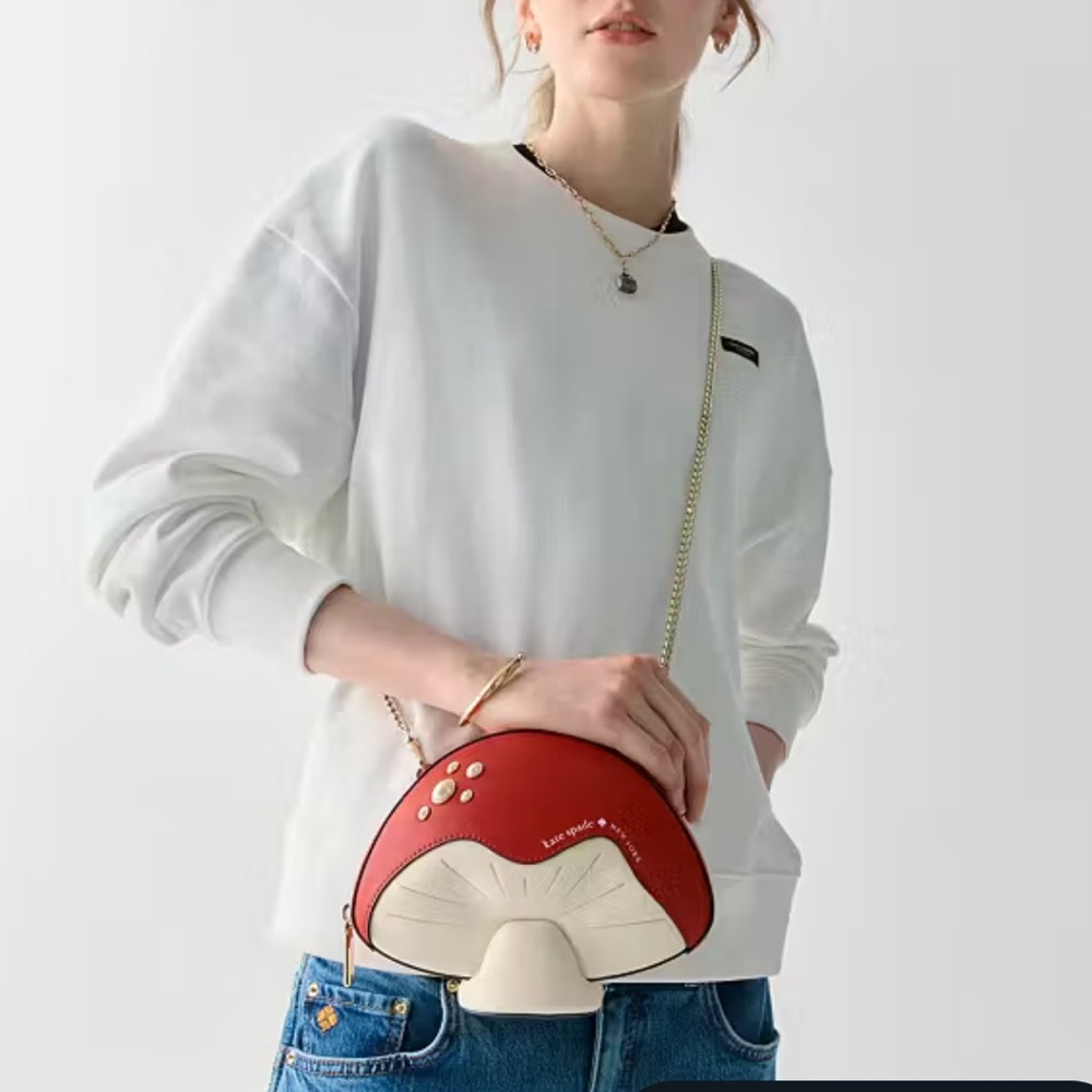 NWT Kate Spade 3d Mushroom Crossbody Bag